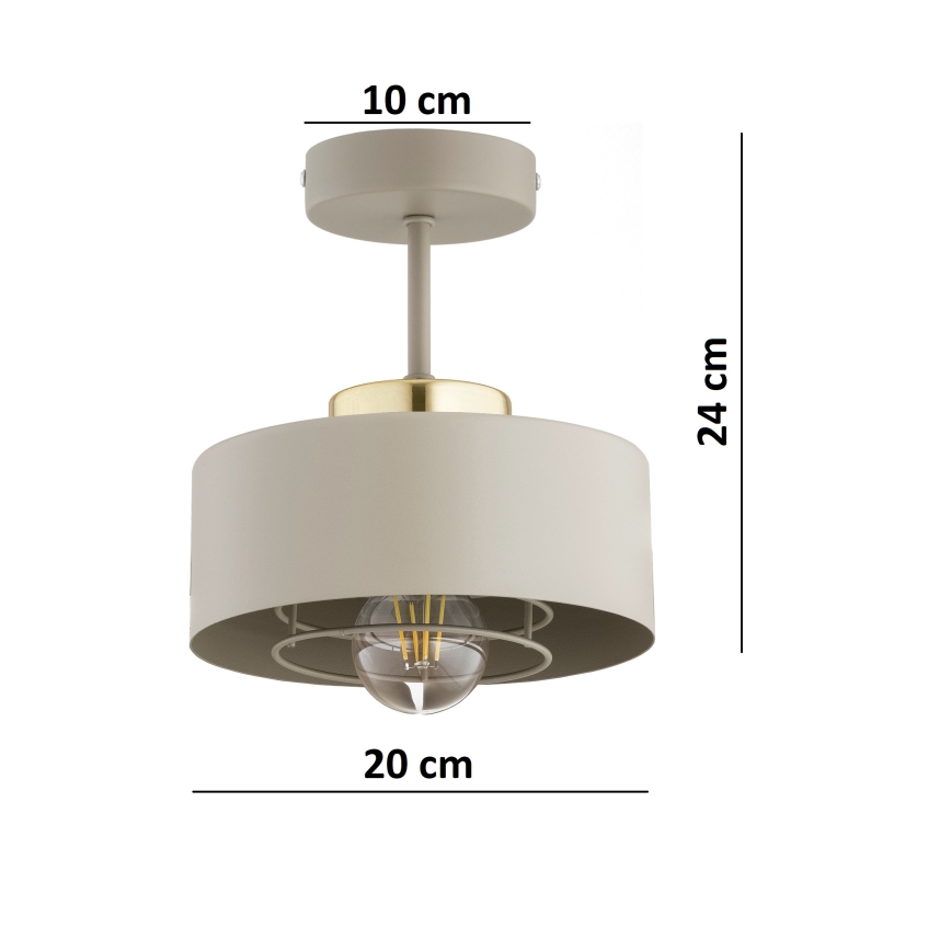 Brilagi - Přisazený lustr 1xE27/60W/230V béžová/zlatá