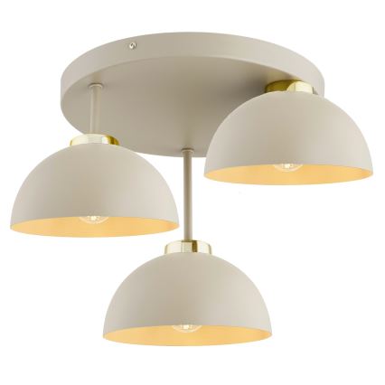 Brilagi - Přisazený lustr 3xE27/60W/230V béžová/zlatá