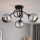 Brilagi - Přisazený lustr 3xE27/60W/230V černá/kouřová šedá