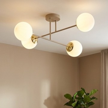 Brilagi - Přisazený lustr 4xE27/60W/230V béžová/zlatá