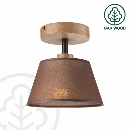 Brilagi - Přisazený lustr ANTHONY 1xE14/60W/230V dub/hnědá