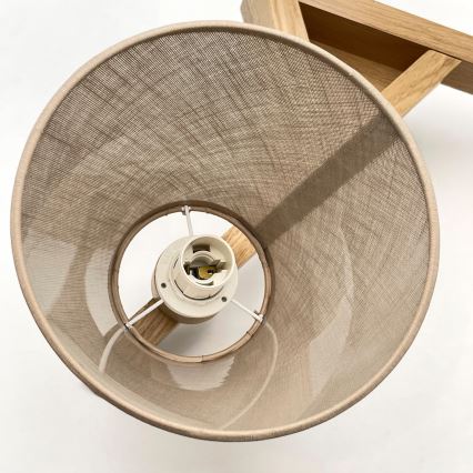 Brilagi - Přisazený lustr ANTHONY 3xE14/40W/230V dub/béžová