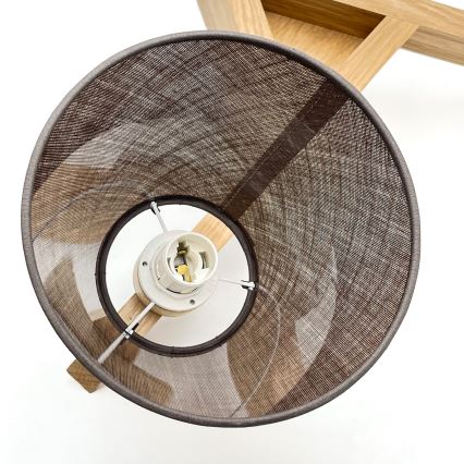 Brilagi - Přisazený lustr ANTHONY 3xE14/40W/230V dub/hnědá