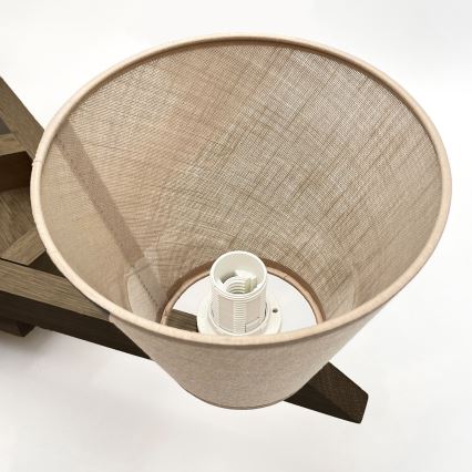 Brilagi - Přisazený lustr ANTHONY 5xE14/40W/230V dub ořech
