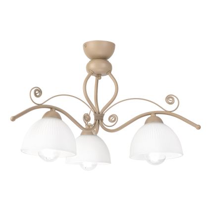 Brilagi - Přisazený lustr ANTICO MODERN 3xE27/60W/230V béžová