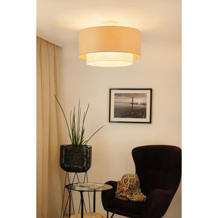 Brilagi - Přisazený lustr ARIZONA BOHO 1xE27/15W/230V pr. 60 cm béžová