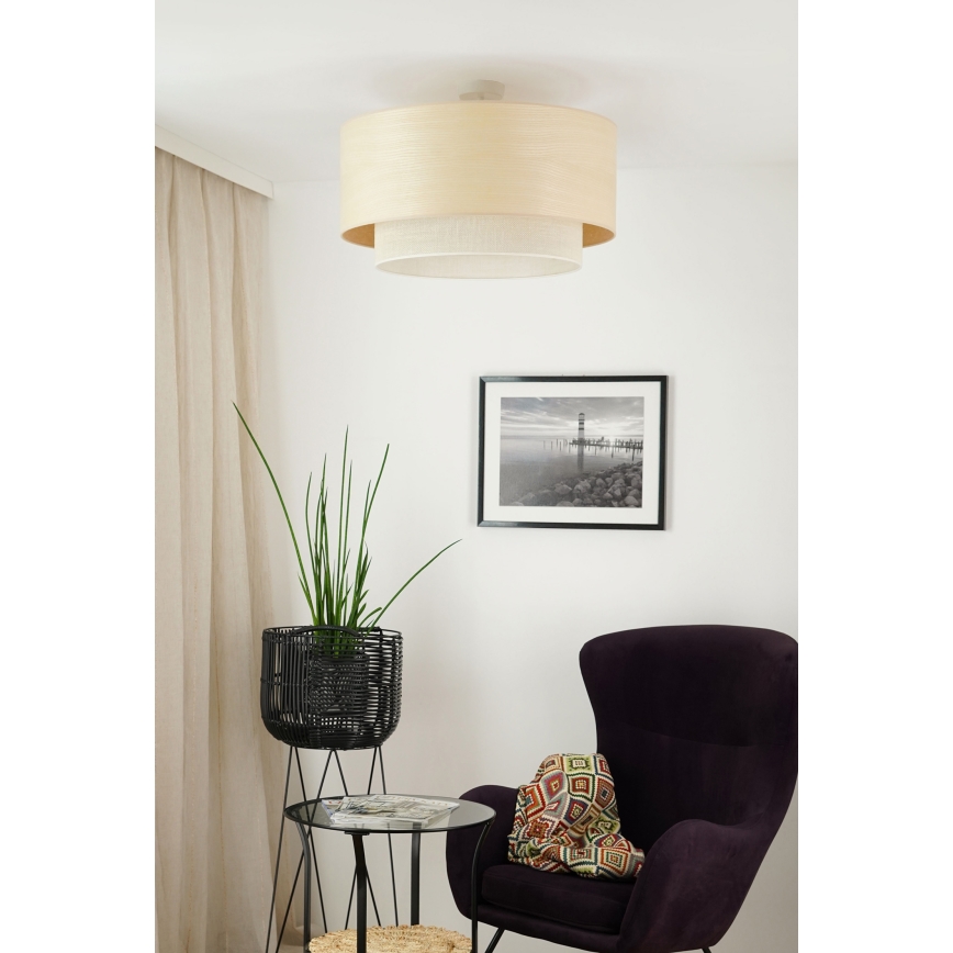 Brilagi - Přisazený lustr ARIZONA BOHO 1xE27/15W/230V pr. 60 cm béžová