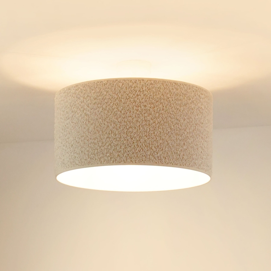Brilagi - Přisazený lustr BOUCLE ROLLER 1xE27/15W/230V pr. 45 cm krémová