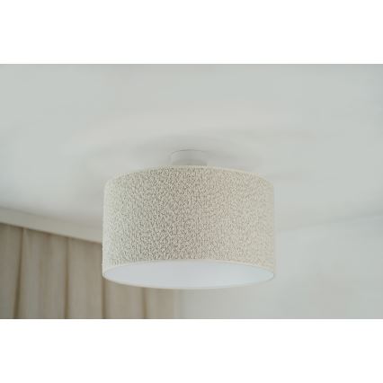 Brilagi - Přisazený lustr BOUCLE ROLLER 1xE27/15W/230V pr. 45 cm krémová