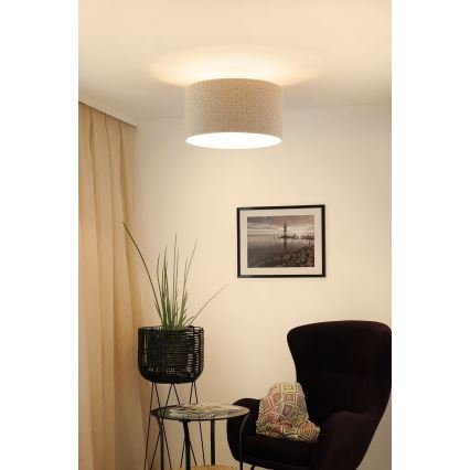 Brilagi - Přisazený lustr BOUCLE ROLLER 1xE27/15W/230V pr. 45 cm krémová