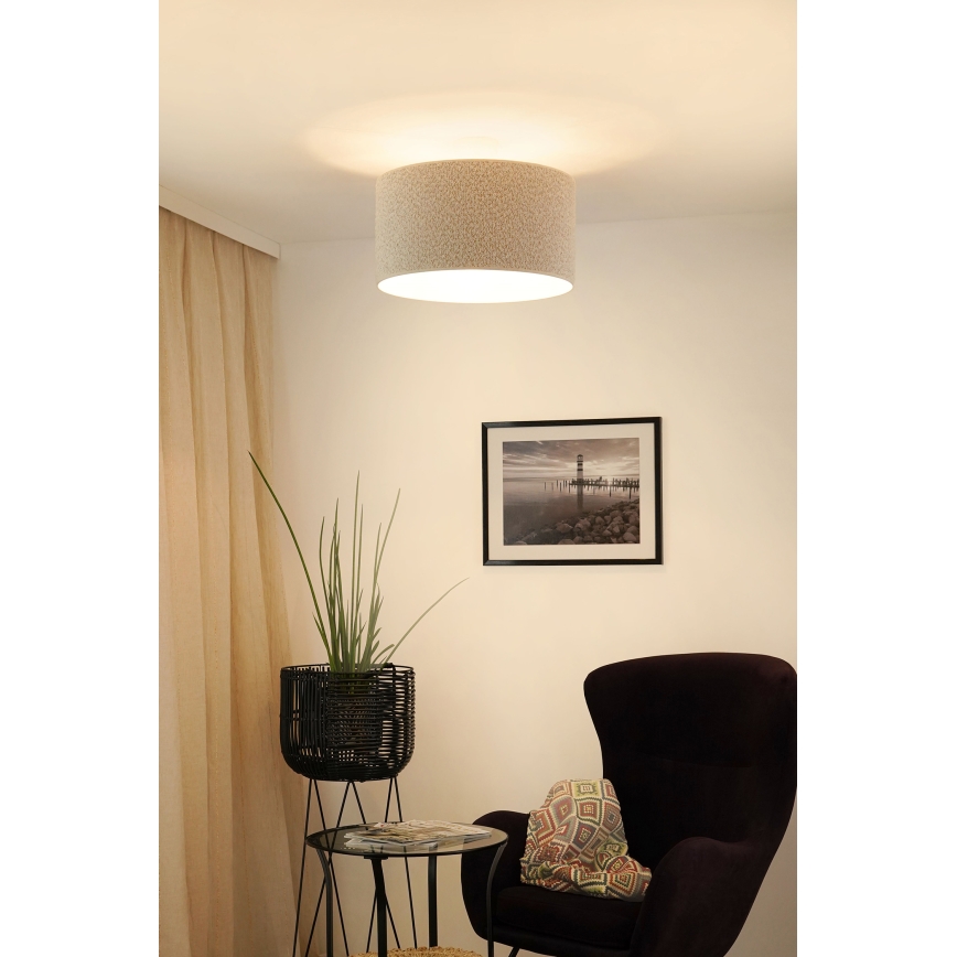 Brilagi - Přisazený lustr BOUCLE ROLLER 1xE27/15W/230V pr. 45 cm krémová