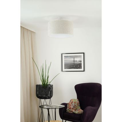 Brilagi - Přisazený lustr BOUCLE ROLLER 1xE27/15W/230V pr. 45 cm krémová