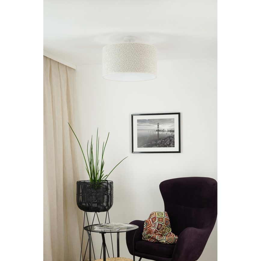Brilagi - Přisazený lustr BOUCLE ROLLER 1xE27/15W/230V pr. 45 cm krémová
