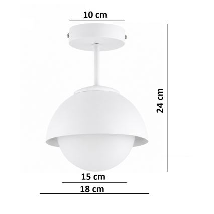 BRILAGI - Přisazený lustr COSMO 1xE27/60W/230V bílá/zlatá