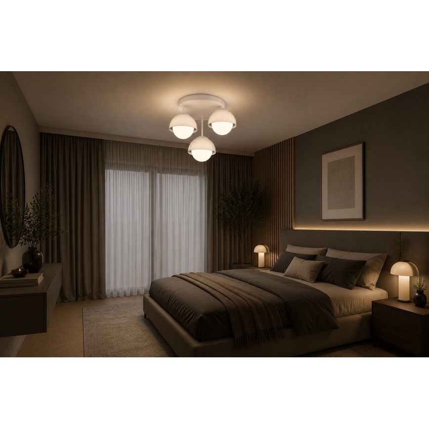 BRILAGI - Přisazený lustr COSMO 3xE27/60W/230V bílá/zlatá