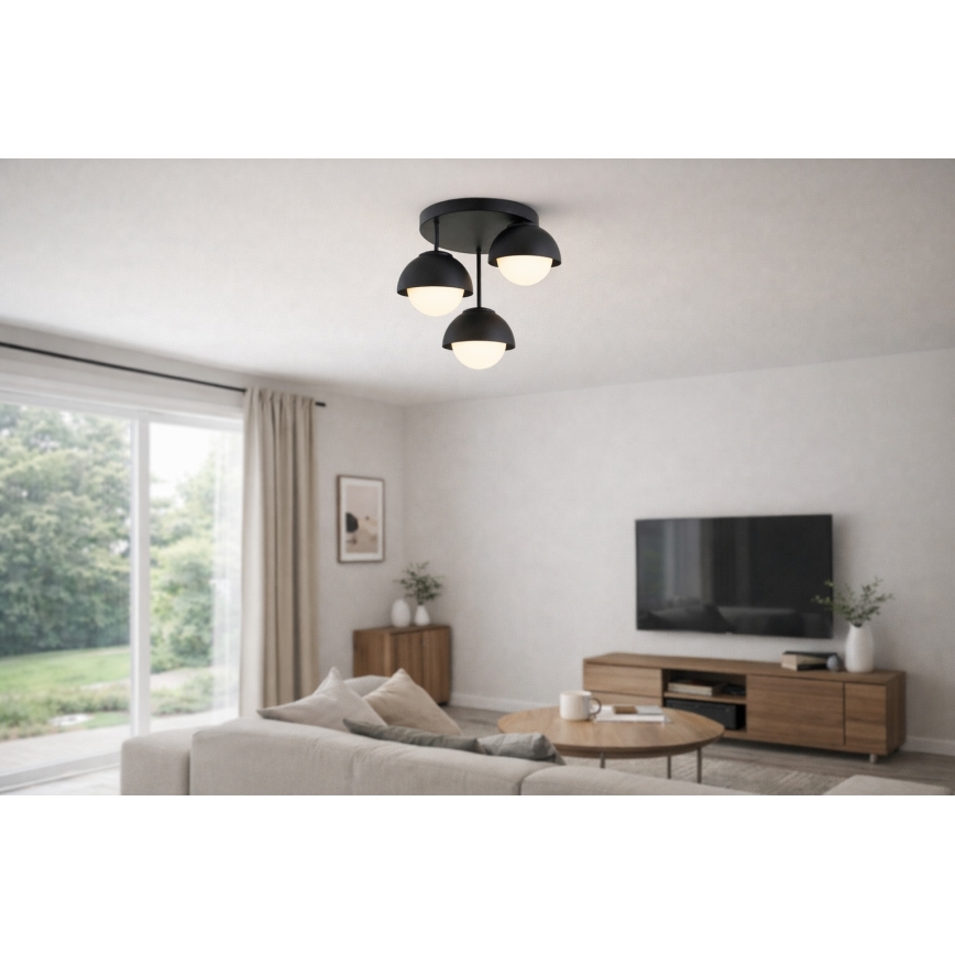 BRILAGI - Přisazený lustr COSMO 3xE27/60W/230V černá