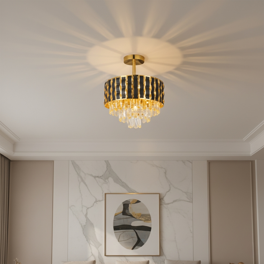 Brilagi - Přisazený lustr CRISTAL 5xE14/40W/230V pr. 38 cm