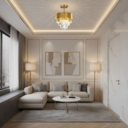 Brilagi - Přisazený lustr CRISTAL 5xE14/40W/230V pr. 43 cm