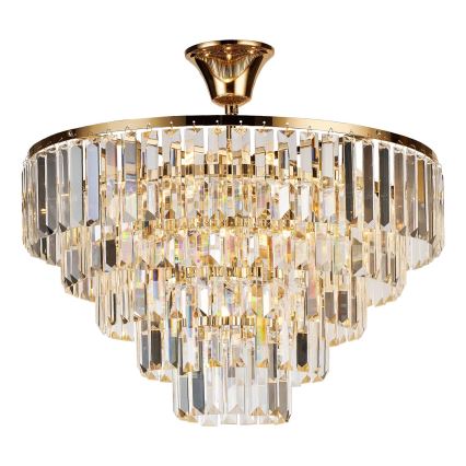Brilagi - Přisazený lustr CRYSTAL 5xE14/40W/230V zlatá