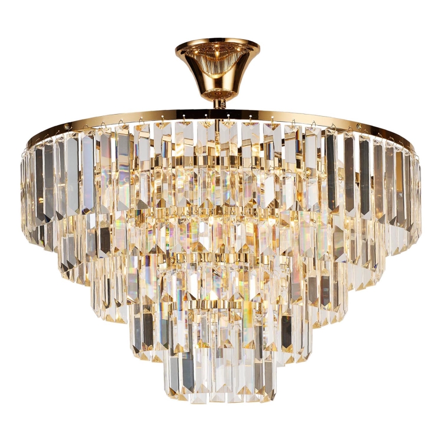 Brilagi - Přisazený lustr CRYSTAL 5xE14/40W/230V zlatá
