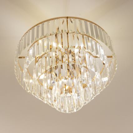 Brilagi - Přisazený lustr CRYSTAL 5xE14/40W/230V zlatá