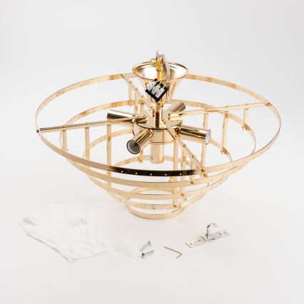 Brilagi - Přisazený lustr CRYSTAL 5xE14/40W/230V zlatá