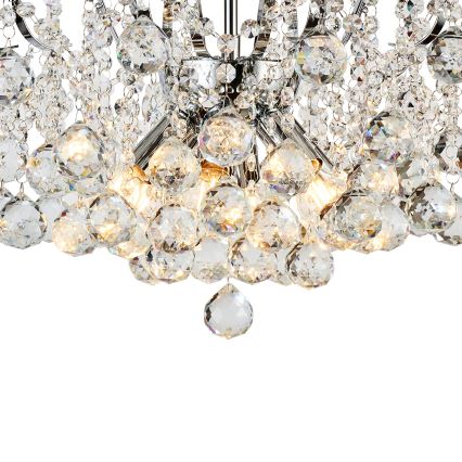 Brilagi - Přisazený lustr CRYSTAL 6xE14/60W/230V lesklý chrom