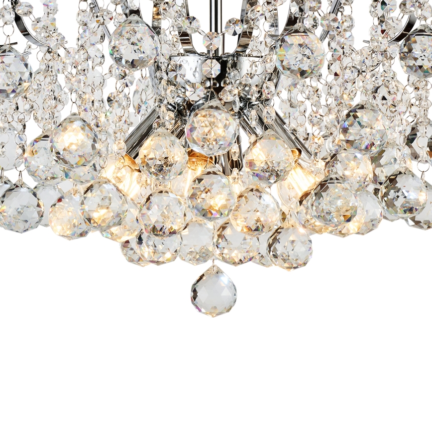 Brilagi - Přisazený lustr CRYSTAL 6xE14/60W/230V lesklý chrom