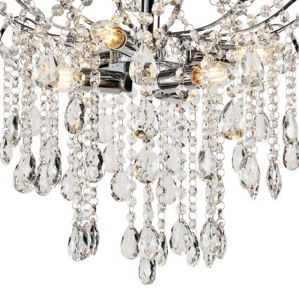 Brilagi - Přisazený lustr CRYSTAL 6xE14/60W/230V lesklý chrom