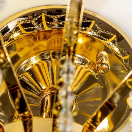 Brilagi - Přisazený lustr CRYSTAL 6xE14/60W/230V zlatá