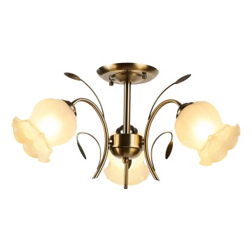 Brilagi - Přisazený lustr FLORA 3xE27/60W/230V bronzová