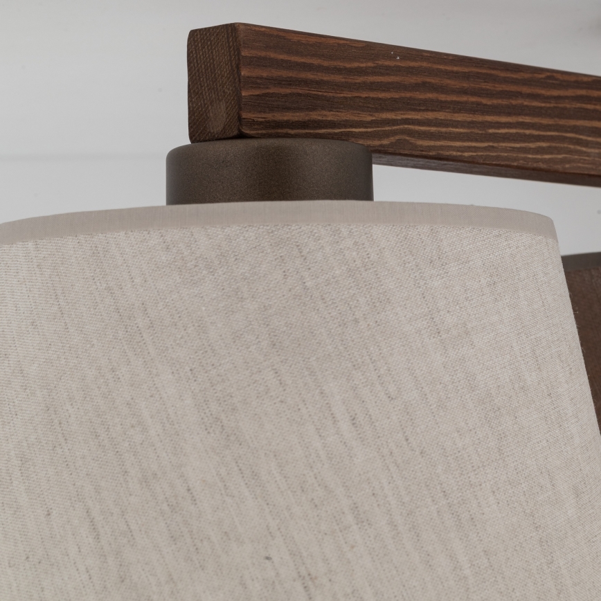 Brilagi - Přisazený lustr LATTE 3xE27/15W/230V borovice/bílá