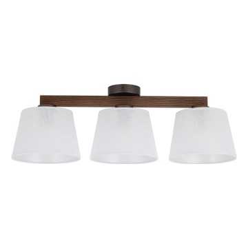 Brilagi - Přisazený lustr LATTE 3xE27/60W/230V borovice/bílá