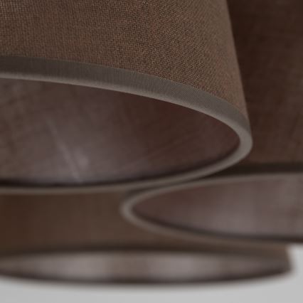 Brilagi - Přisazený lustr LATTE 5xE27/15W/230V borovice/hnědá