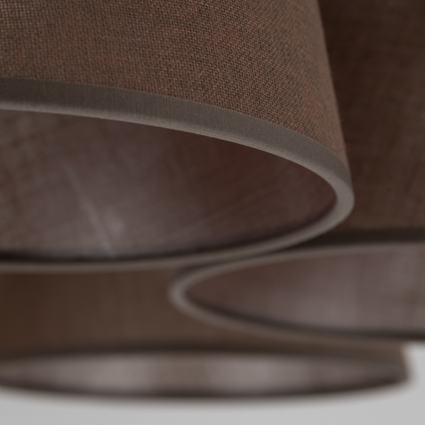 Brilagi - Přisazený lustr LATTE 5xE27/60W/230V borovice/hnědá