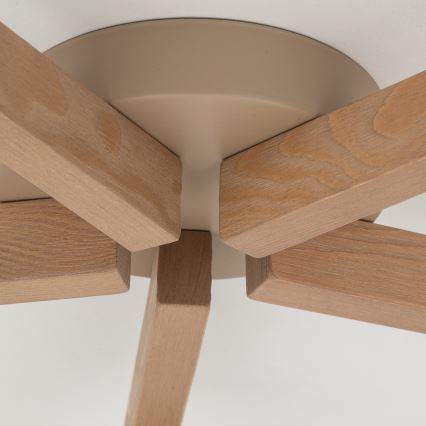 Brilagi - Přisazený lustr LATTE SABIA 5xE27/60W/230V borovice/bílá