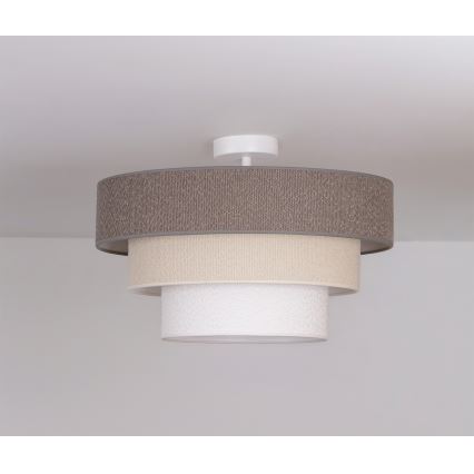 Brilagi - Přisazený lustr LUNETA 1xE27/60W/230V pr. 40 cm šedá/krémová/bílá