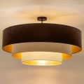 Brilagi - Přisazený lustr LUNETA 3xE27/60W/230V pr. 80 cm hnědá/béžová/krémová