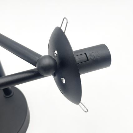 Brilagi - Přisazený lustr MALIVA 3xE14/15W/230V černá/kouřová