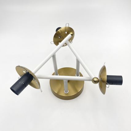 Brilagi - Přisazený lustr MALIVA 3xE14/15W/230V zlatá/bílá