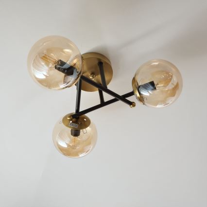 Brilagi - Přisazený lustr MALIVA 3xE14/15W/230V zlatá