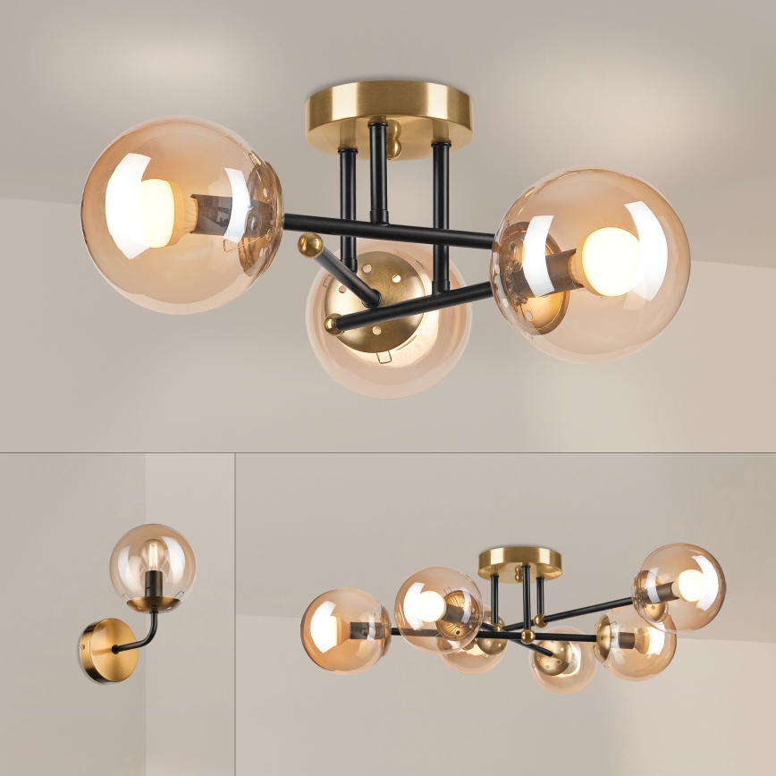 Brilagi - Přisazený lustr MALIVA 3xE14/15W/230V zlatá