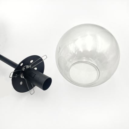 Brilagi - Přisazený lustr MALIVA 4xE14/15W/230V černá/čirá