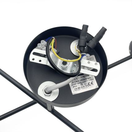 Brilagi - Přisazený lustr MALIVA 4xE14/15W/230V černá/čirá