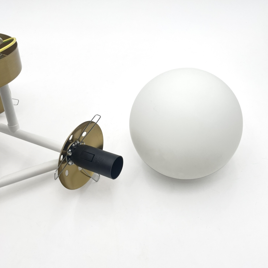 Brilagi - Přisazený lustr MALIVA 4xE14/15W/230V zlatá/bílá