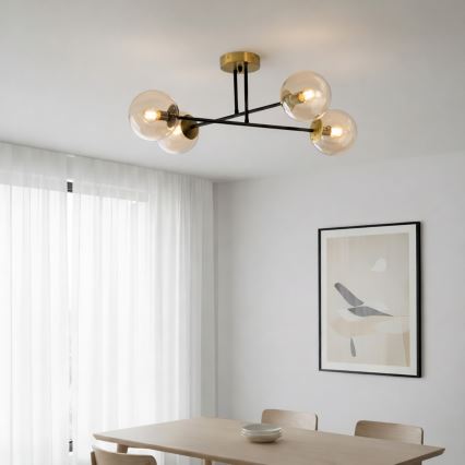 Brilagi - Přisazený lustr MALIVA 4xE14/15W/230V zlatá