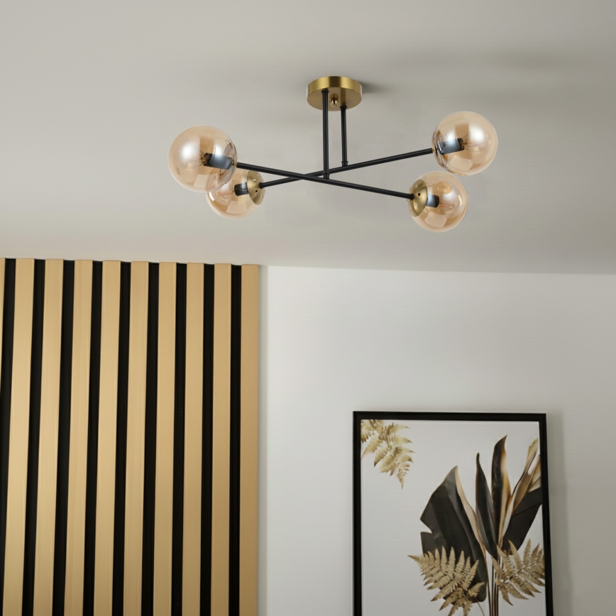 Brilagi - Přisazený lustr MALIVA 4xE14/15W/230V zlatá