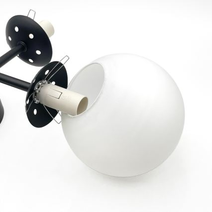 Brilagi - Přisazený lustr MALONY 4xE14/20W/230V černá