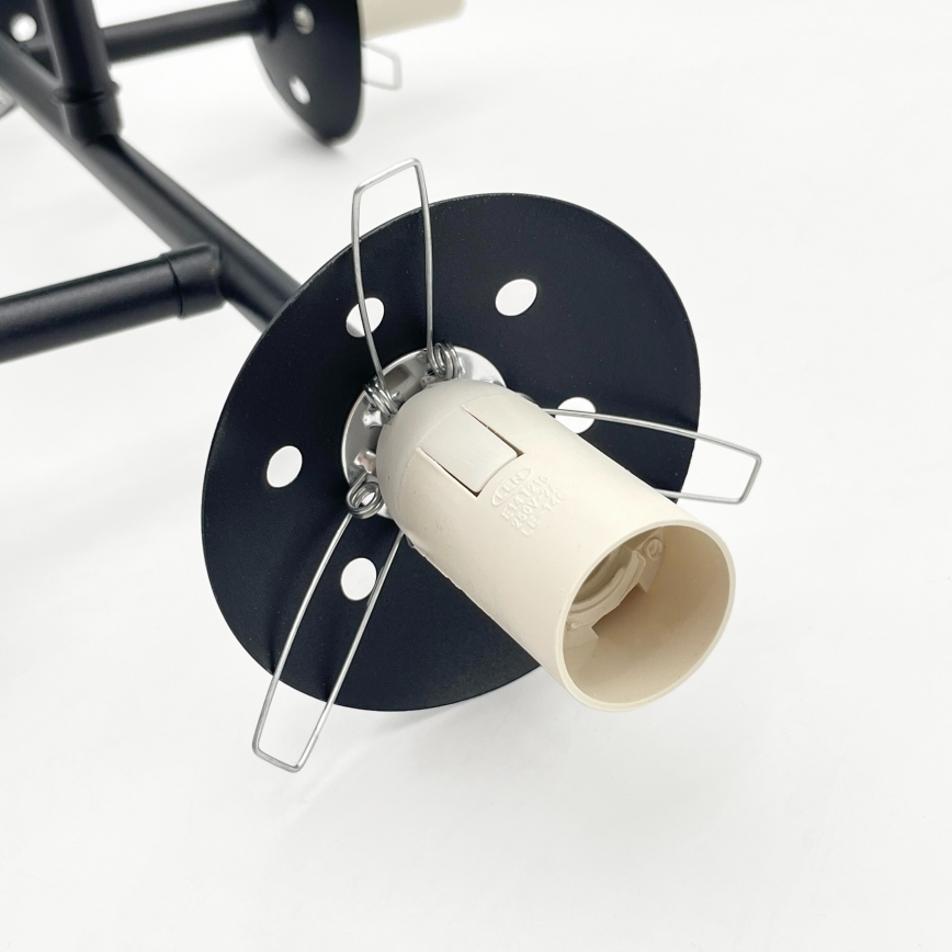 Brilagi - Přisazený lustr MALONY 4xE14/20W/230V černá