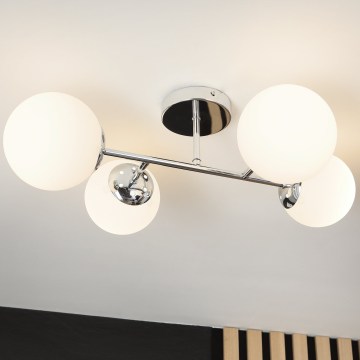 Brilagi - Přisazený lustr MALONY 4xE14/20W/230V lesklý chrom